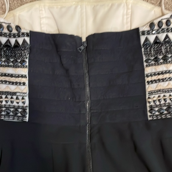 Alice + Olivia beaded strapless wide leg high waist jumpsuit it’s 4 NWT - Picture 14 of 15